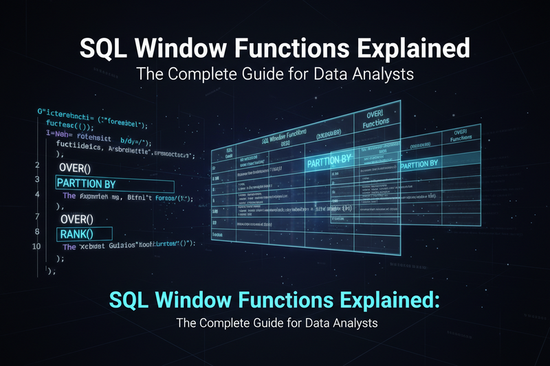 SQL Window Functions Explained: The Complete Guide for Data Analysts