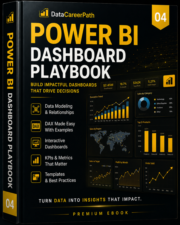 Power BI Dashboard Playbook™ — cover