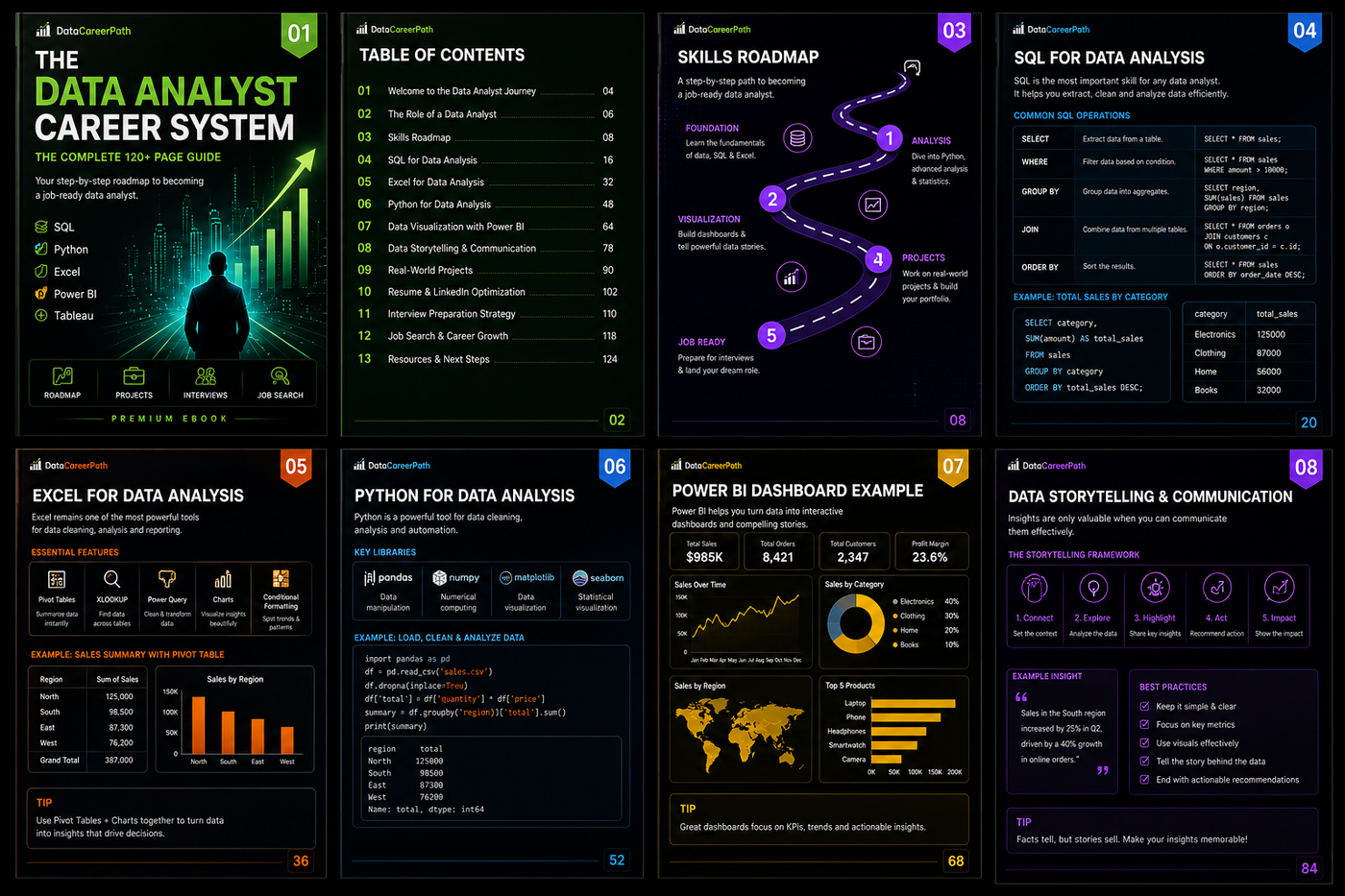 Inside pages preview